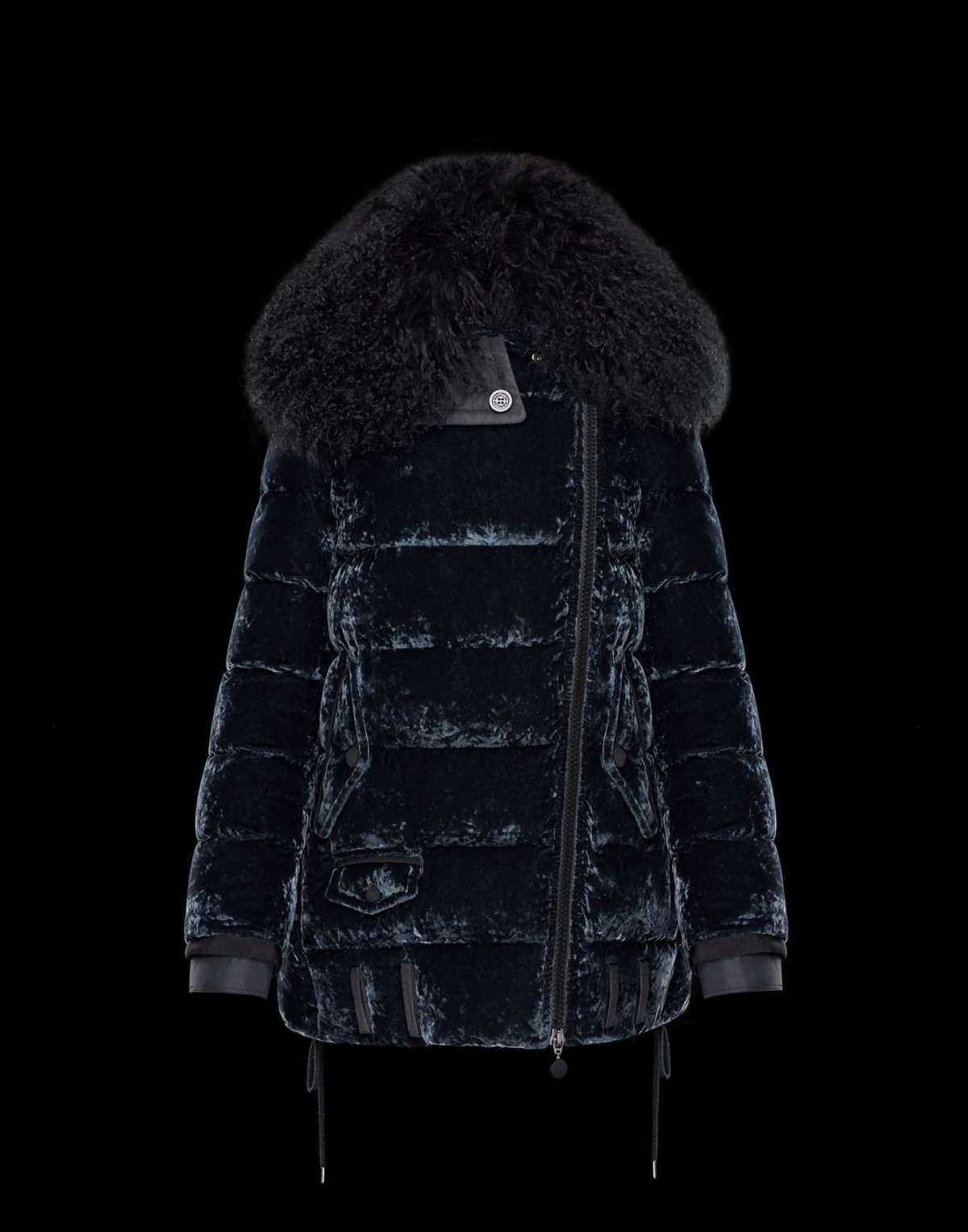 Piumino con pelliccia Moncler