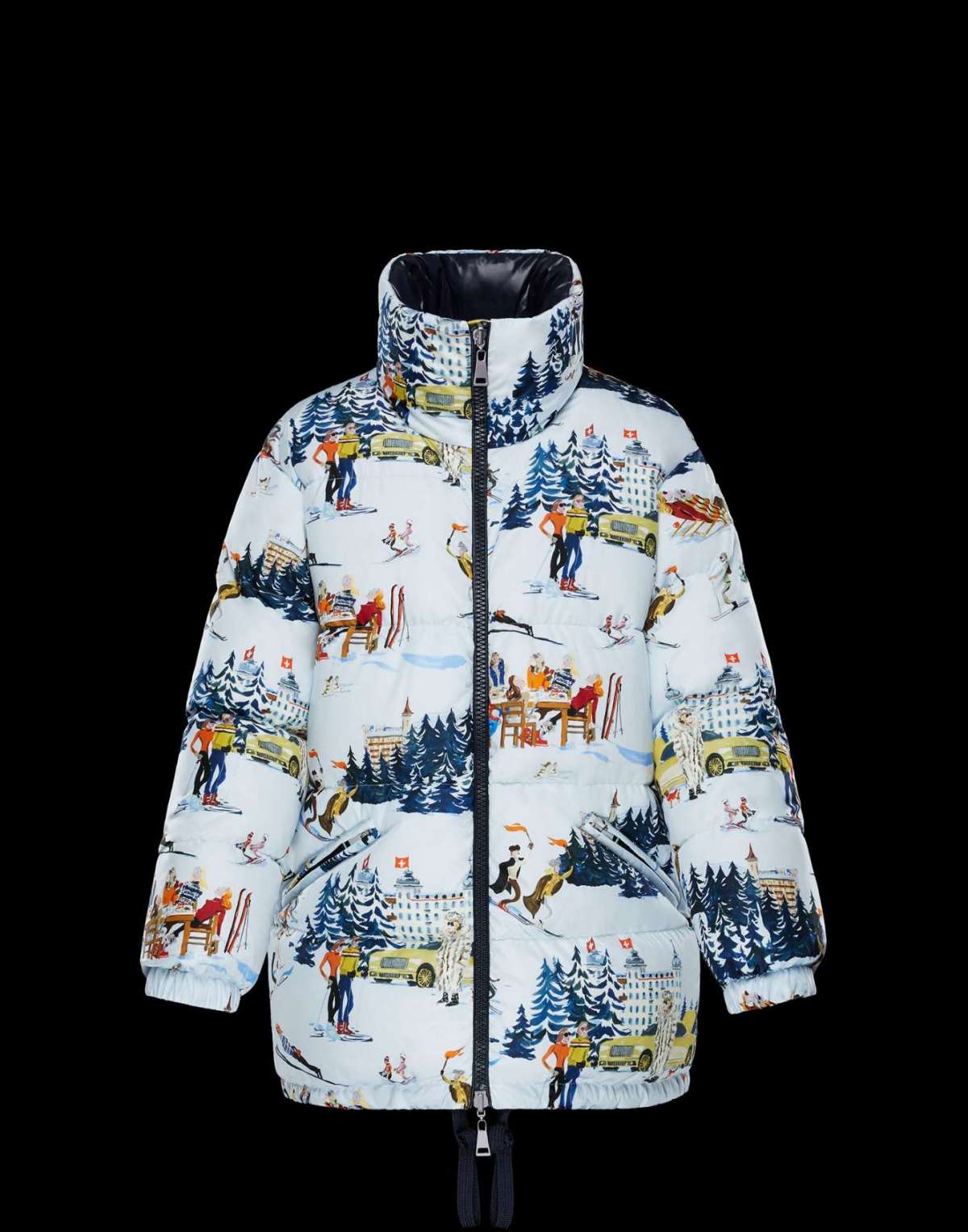 Piumino stampato Moncler