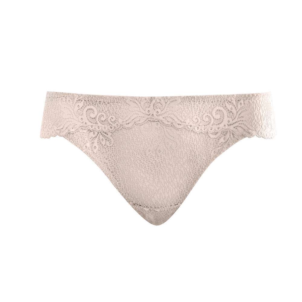 Slip rosa cipria in pizzo