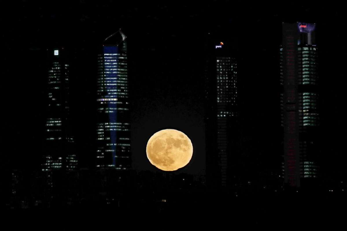 Super luna a Madrid