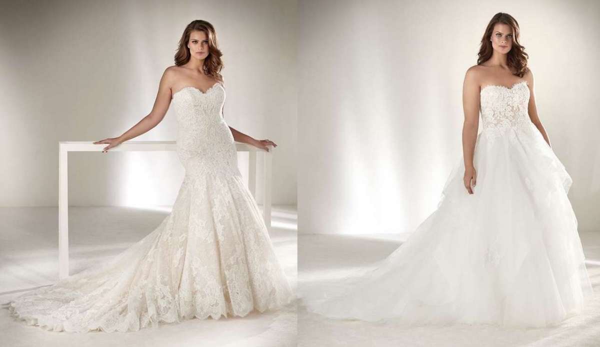 Abiti da sposa Pronovias Plus per taglie forti