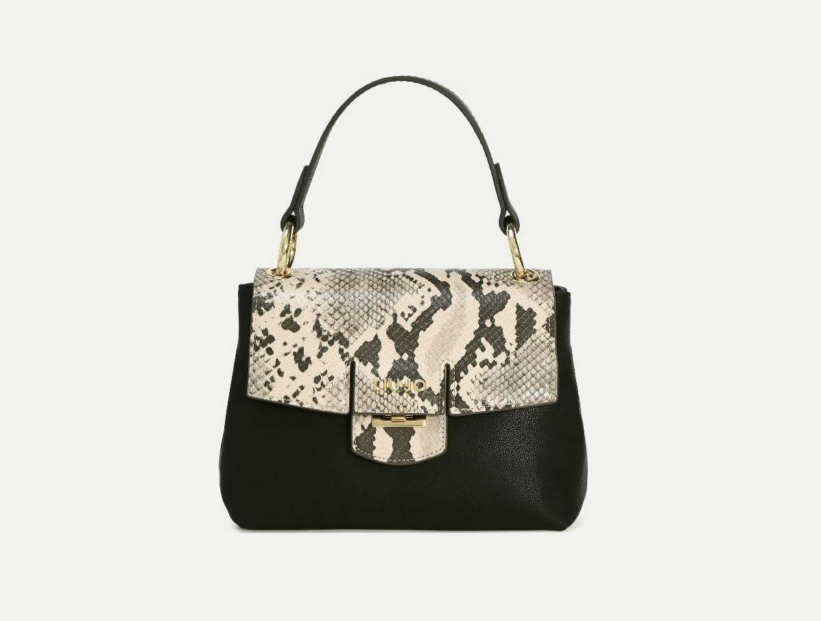 Borsa a mano con stampa pitone Liu Jo