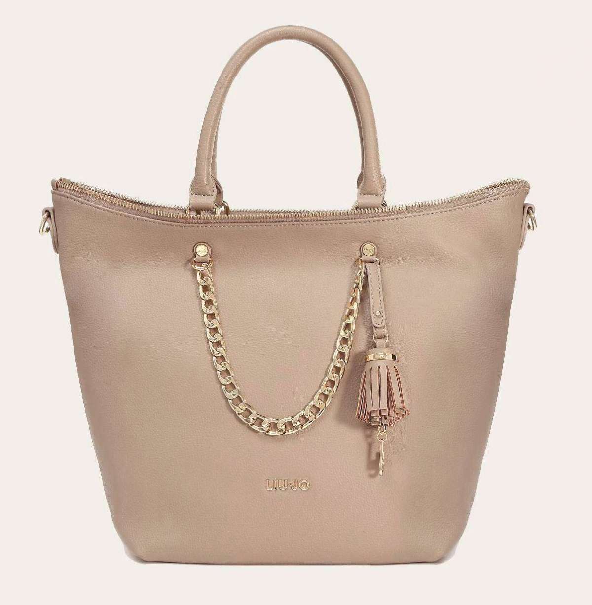 Borsa a spalla cipria Liu Jo