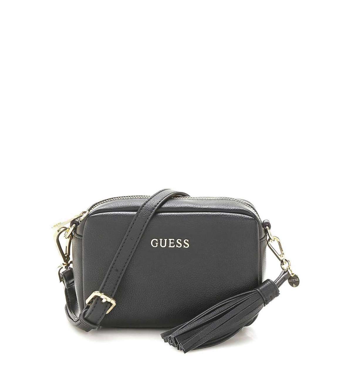 Borsa a tracolla nera Guess