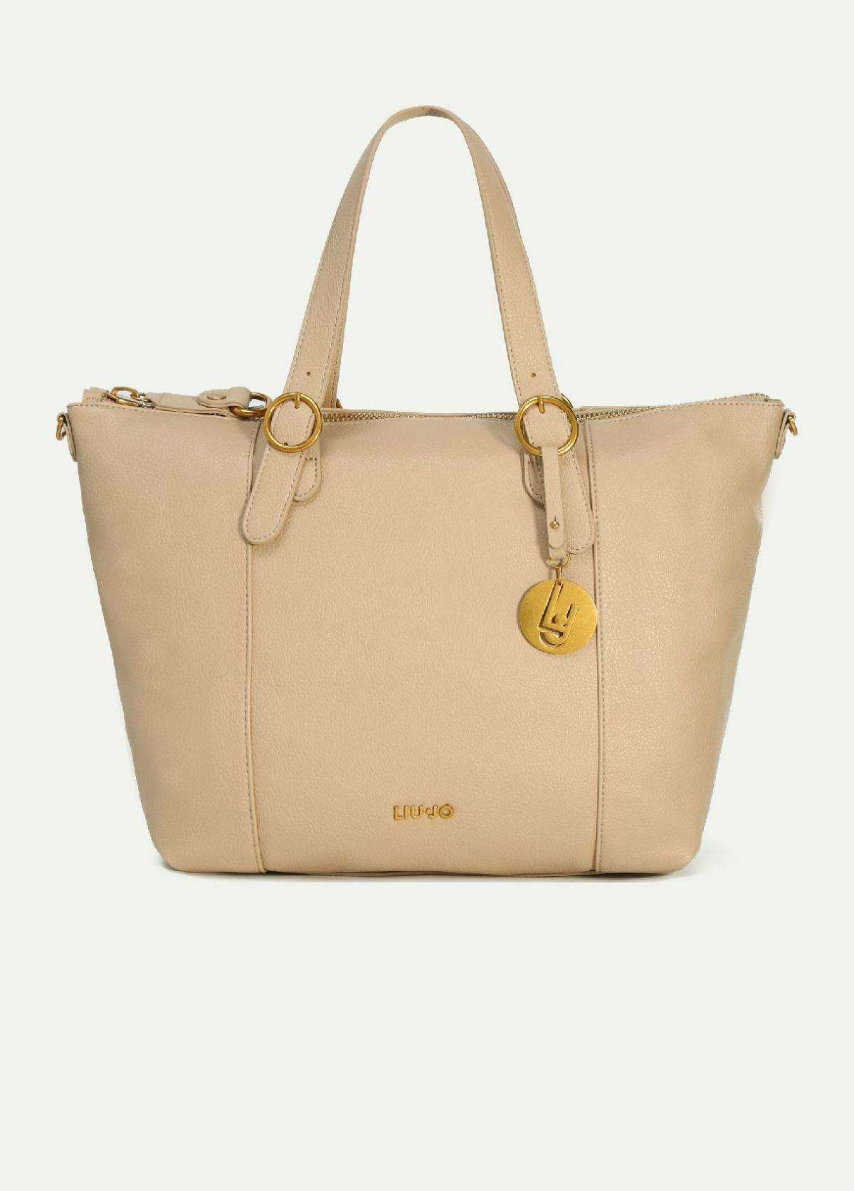 Borsa beige a spalla
