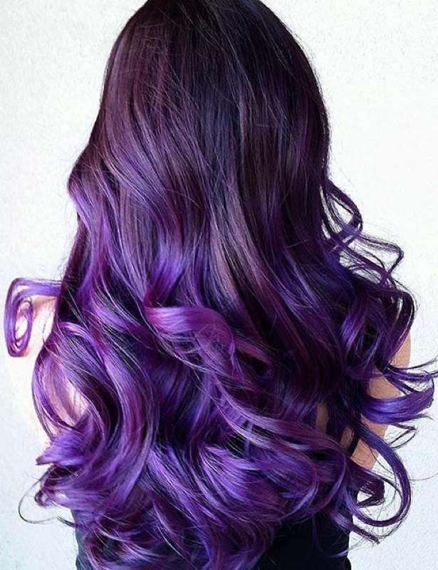 Capelli mossi e lunghi Ultra Violet