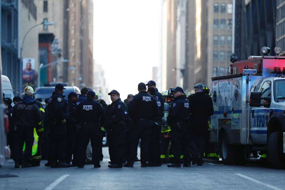 Cordone di sicurezza a Times Square