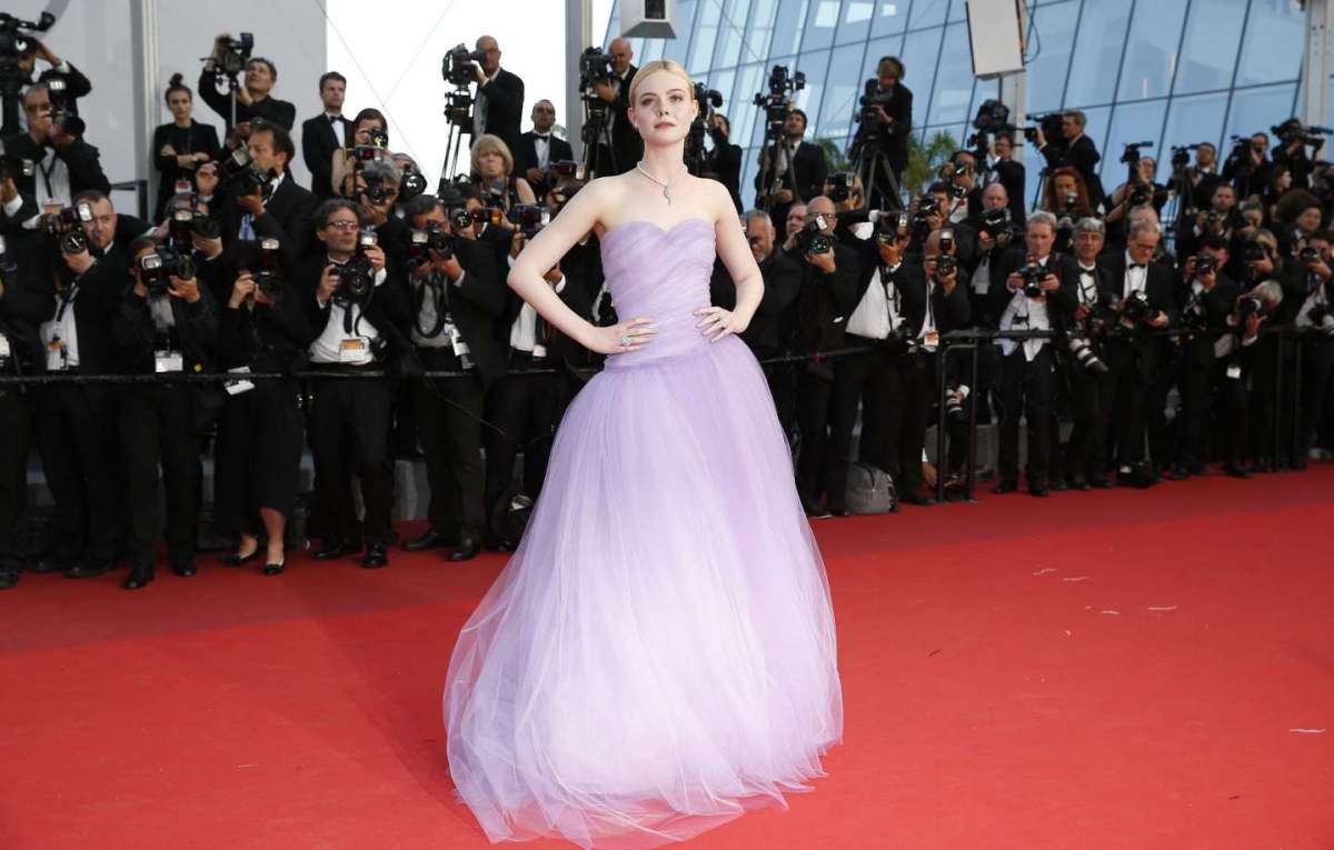 Elle Fanning in Rodarte al Festival di Cannes 2017