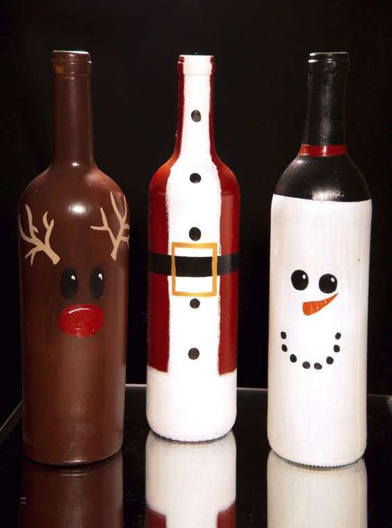 Le bottiglie decorate