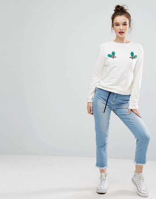 Maglione con agrifogli Daisy Street