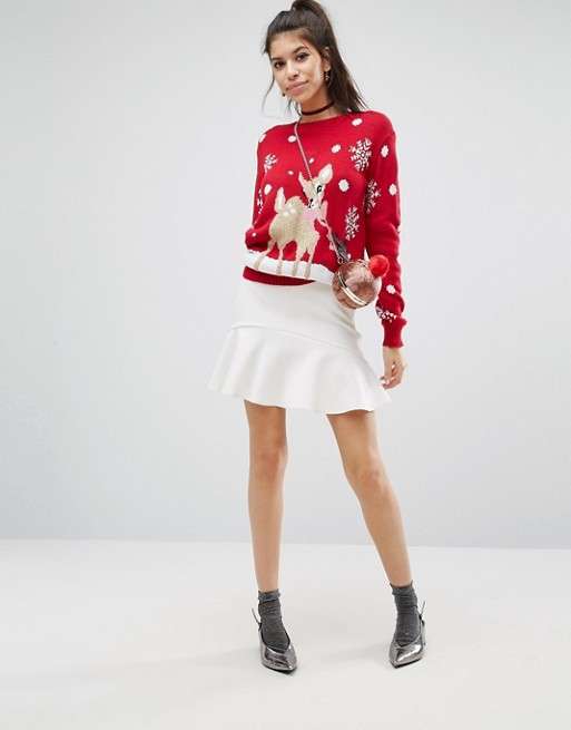 Maglione corto Boohoo