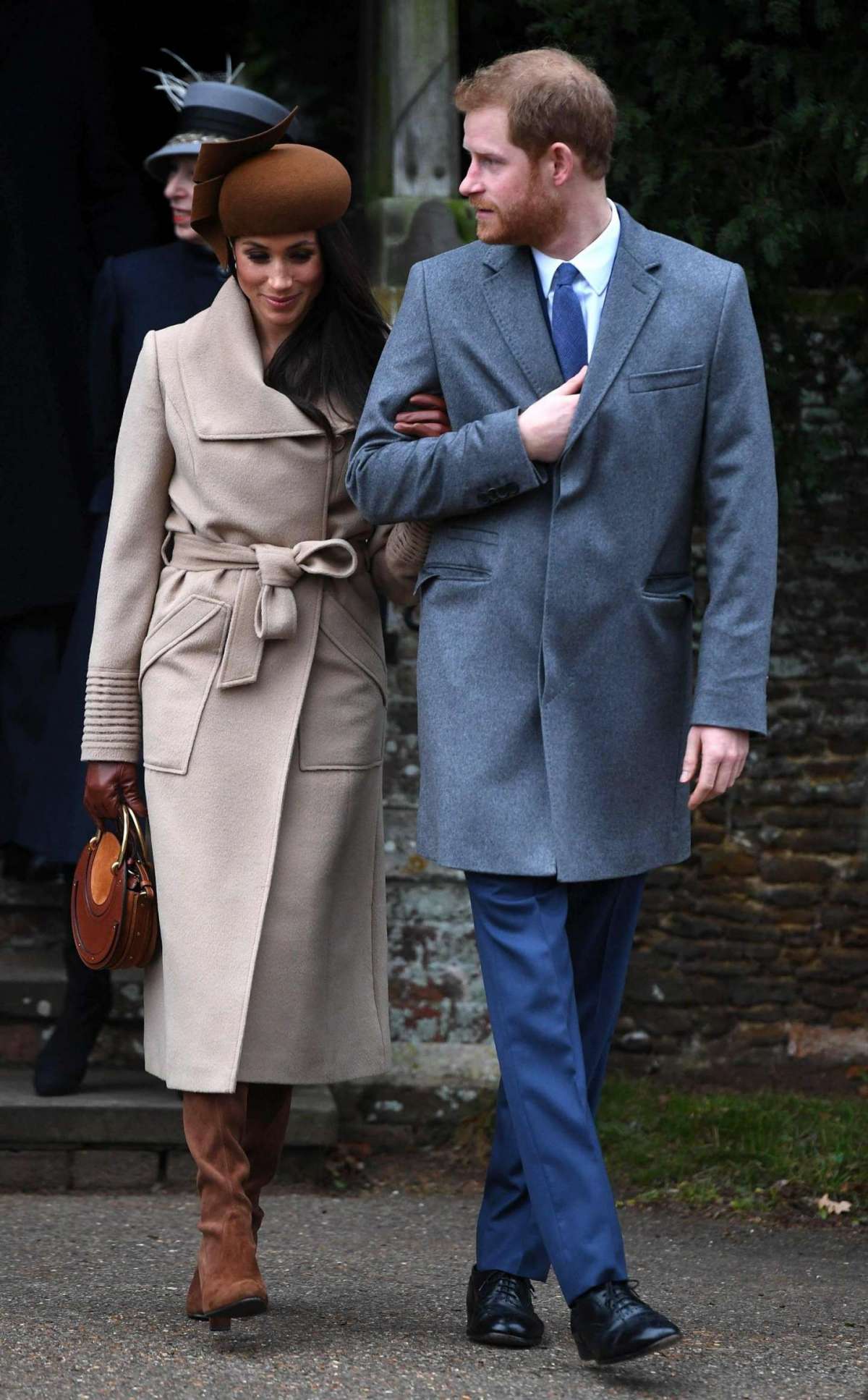 Meghan arriva in chiesa con Harry