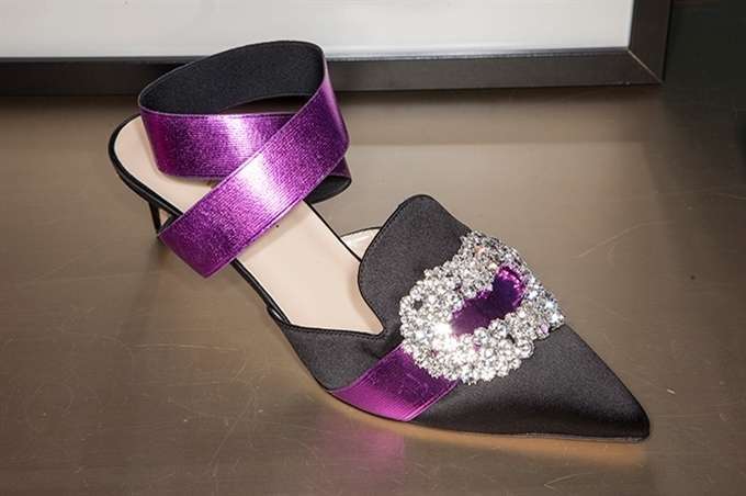 Scarpe Giannico nere e Ultra Violet