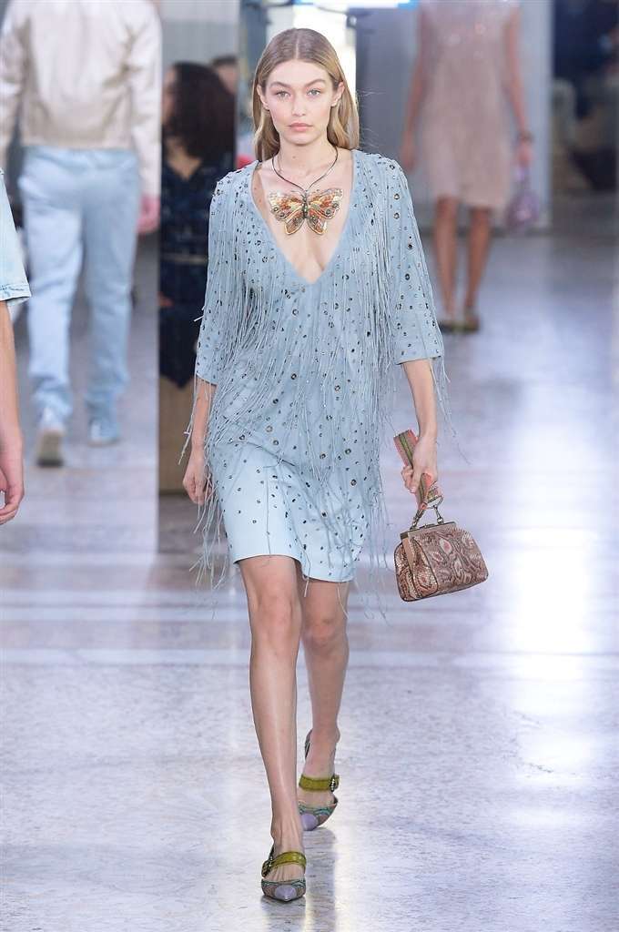 Abito con frange Bottega Veneta