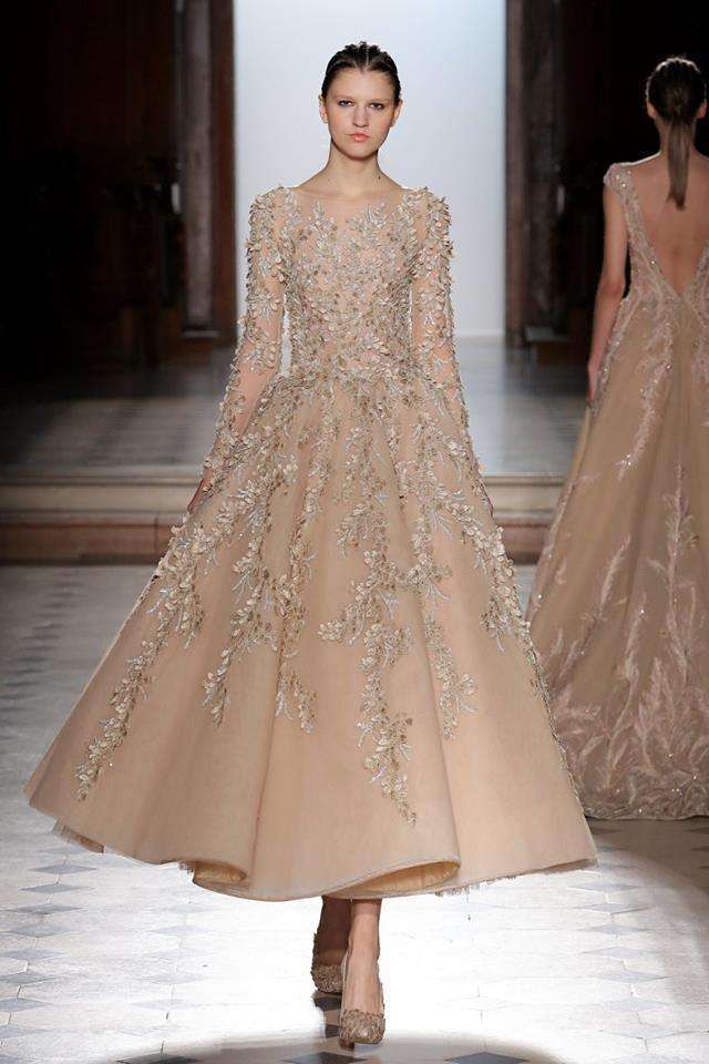 Abito da sposa champagne Tony Ward