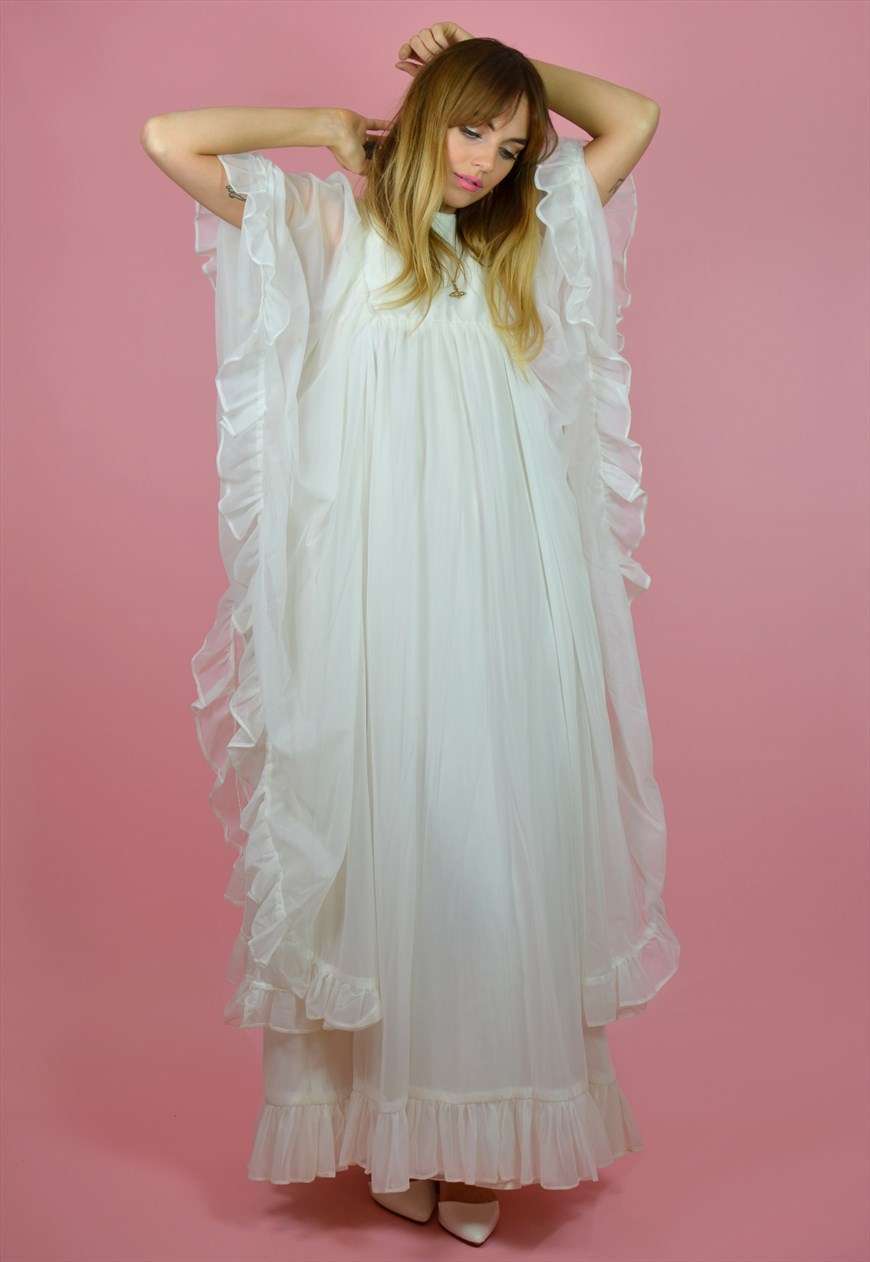 Abito da sposa vintage in tulle anni '70 The Vintage Brides' Club su Asos Marketplace