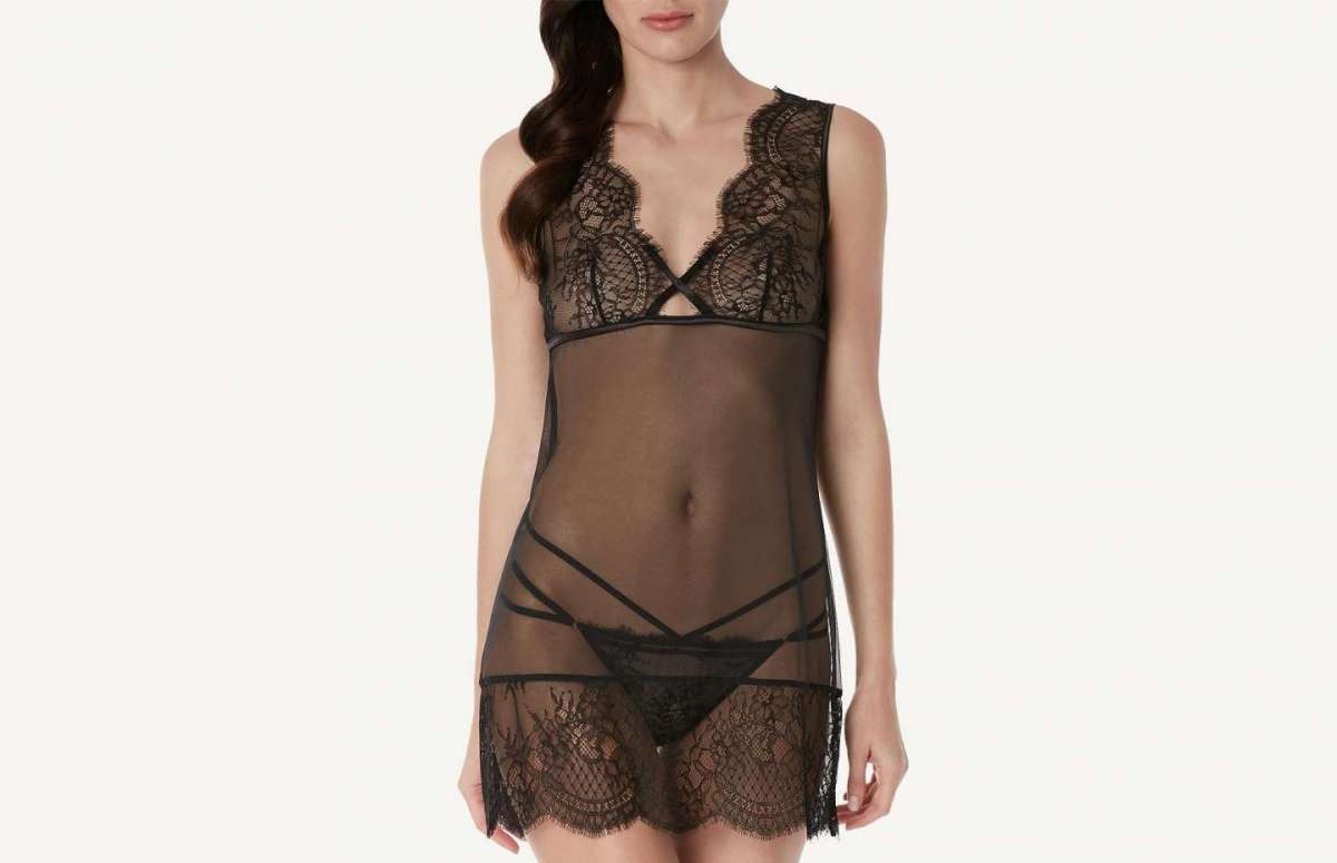 Babydoll nero Intimissimi