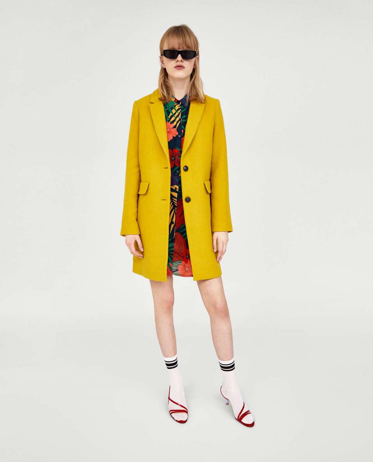 Cappotto giallo Zara