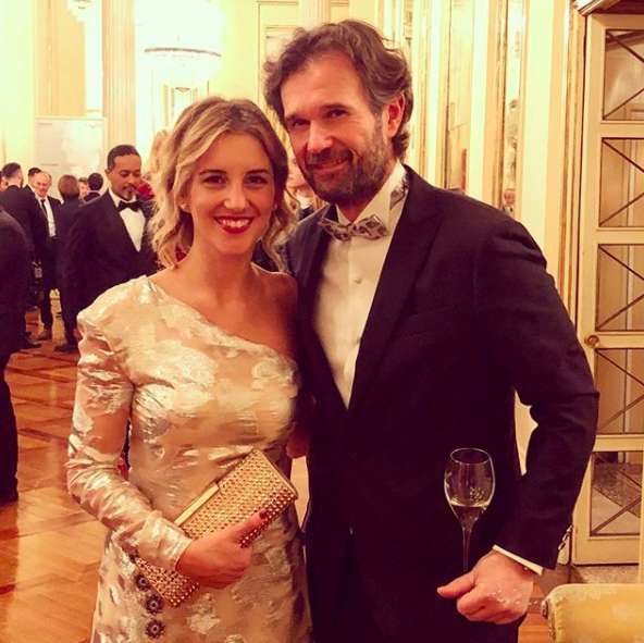Carlo Cracco e Rosa eleganti