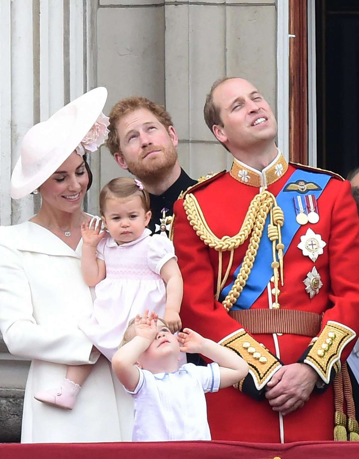 Charlotte al Trooping the Colour 2016