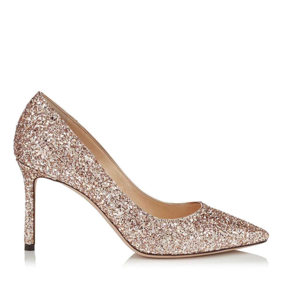 Décolletés glitter da sposa Jimmy Choo