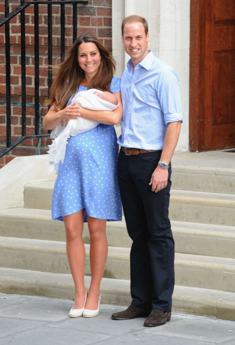 Kate, William e George