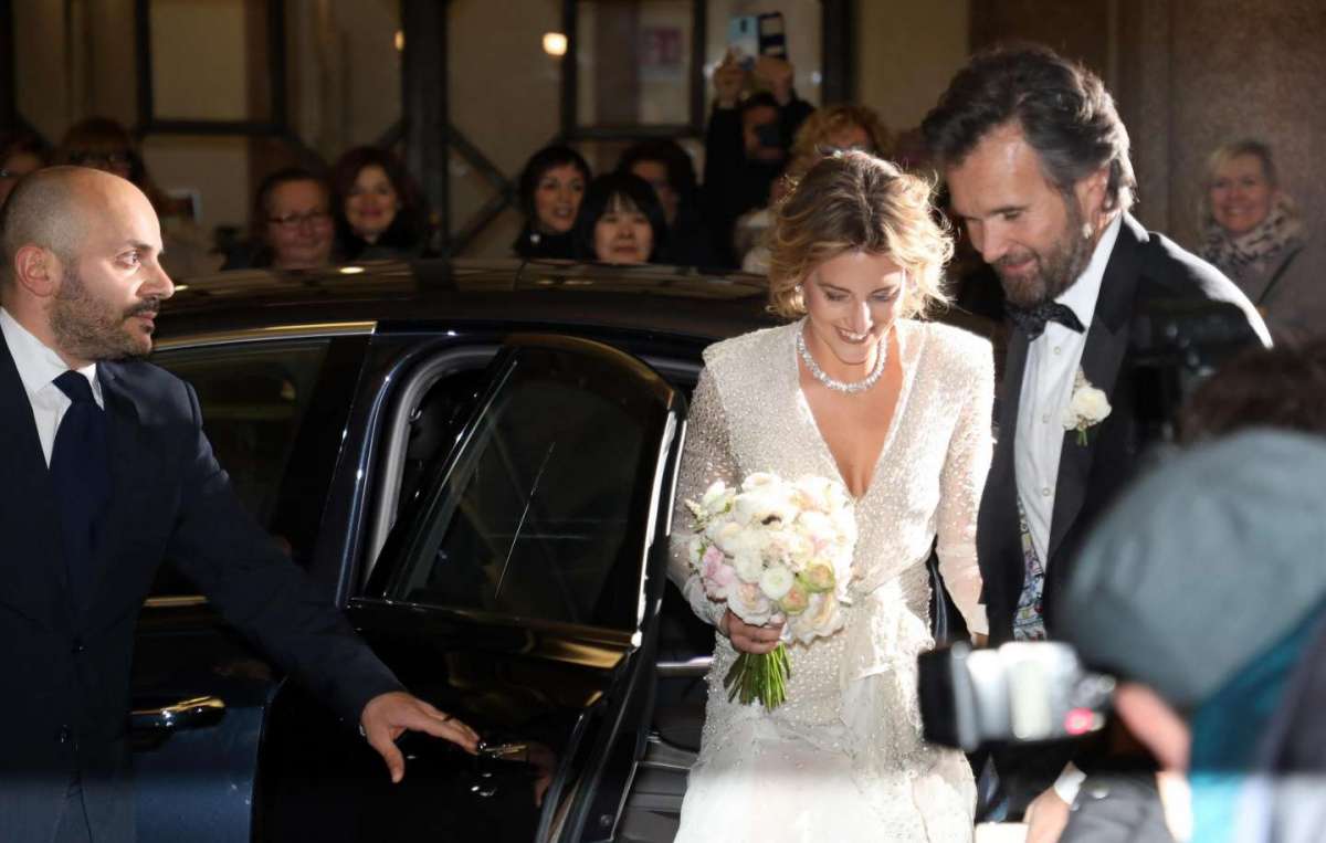 L'arrivo degli sposi