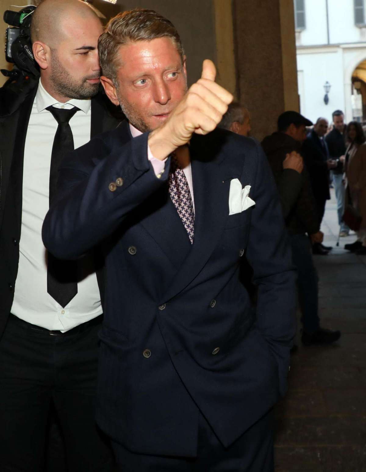 Lapo Elkann, testimone di Carlo Cracco