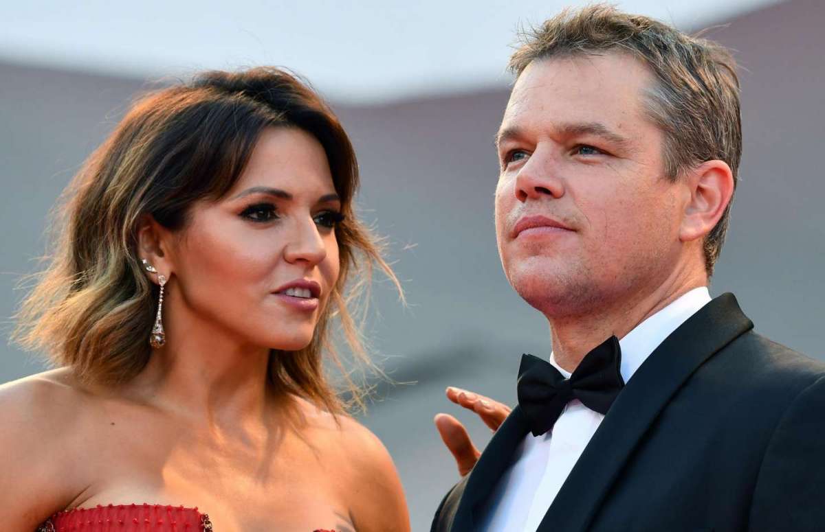 Matt Damon e Luciana Barroso