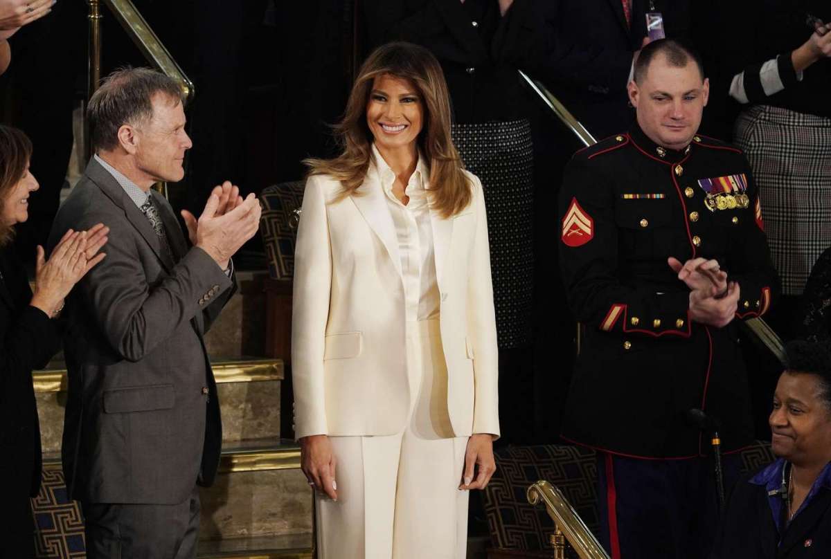 Melania Trump a Capitol Hill: applausi per lei