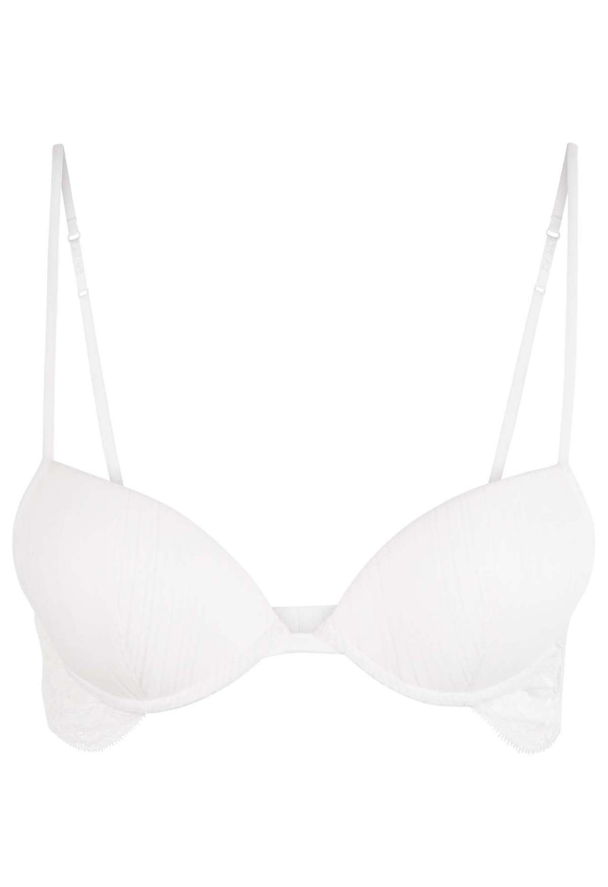 Reggiseno bianco in tulle e pizzo La Perla