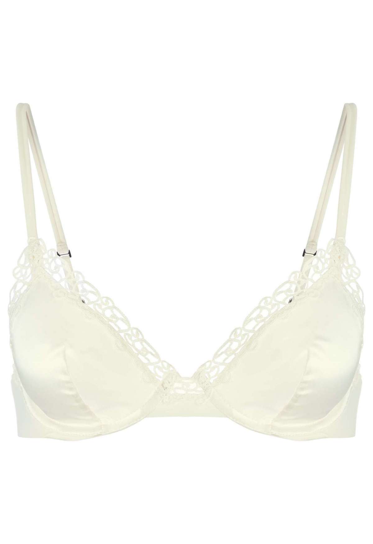 Reggiseno in raso e macramé La Perla