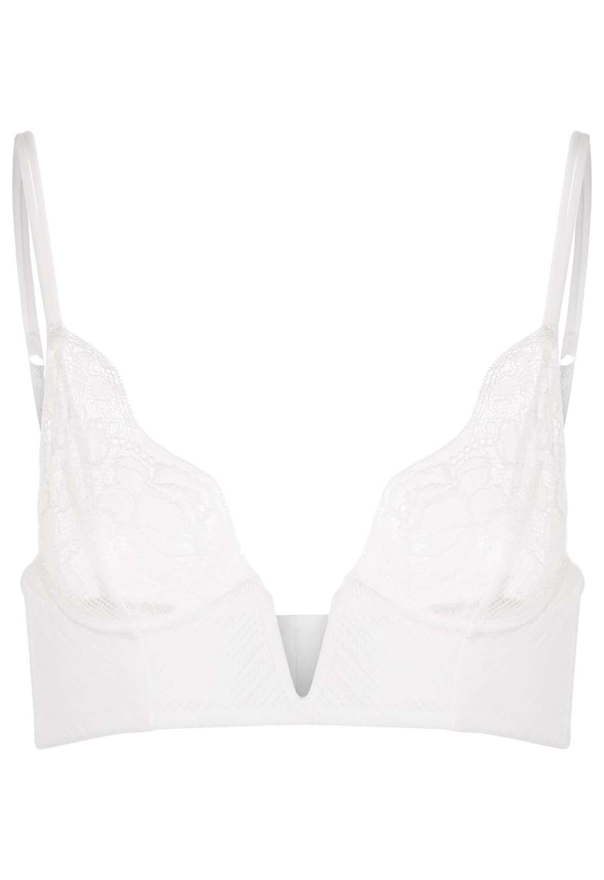 Reggiseno in tulle e pizzo con scollo a V La Perla