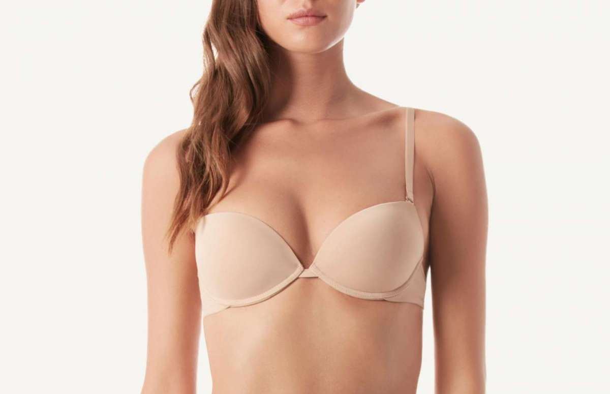 Reggiseno push-up in microfibra senza cuciture