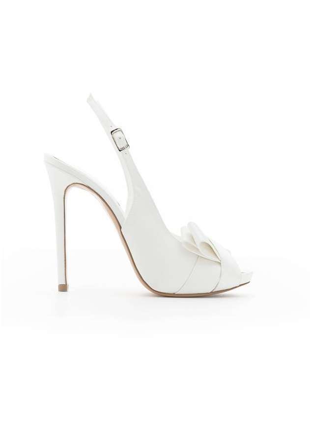 Sandali slingback da sposa Albano