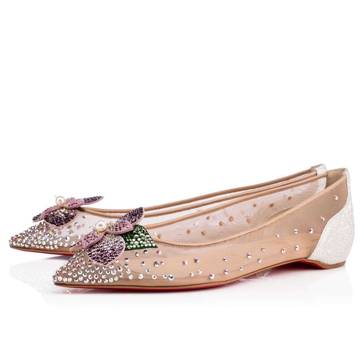 Scarpe da sposa comode con Swarovski Christian Louboutin