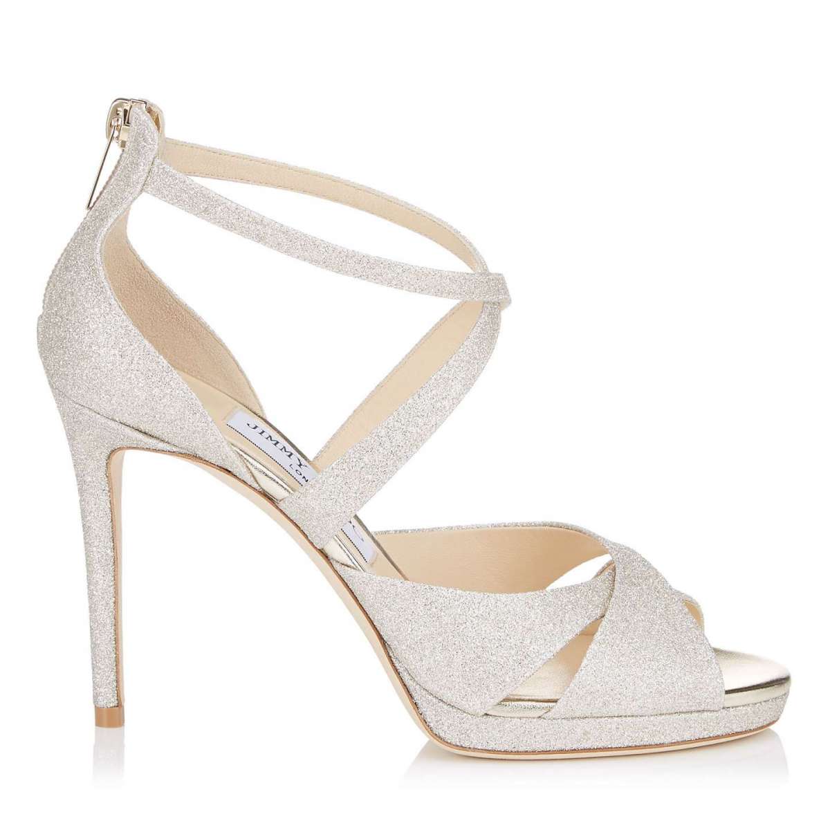 Scarpe da sposa con tacco e plateau Jimmy Choo