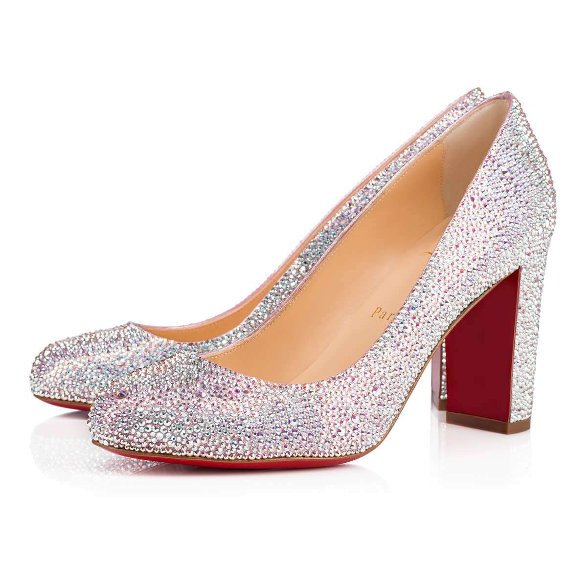 Scarpe da sposa con tacco largo Christian Louboutin