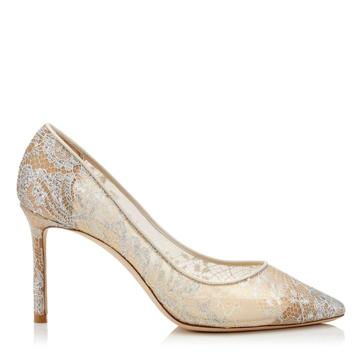 Scarpe da sposa in pizzo Jimmy Choo