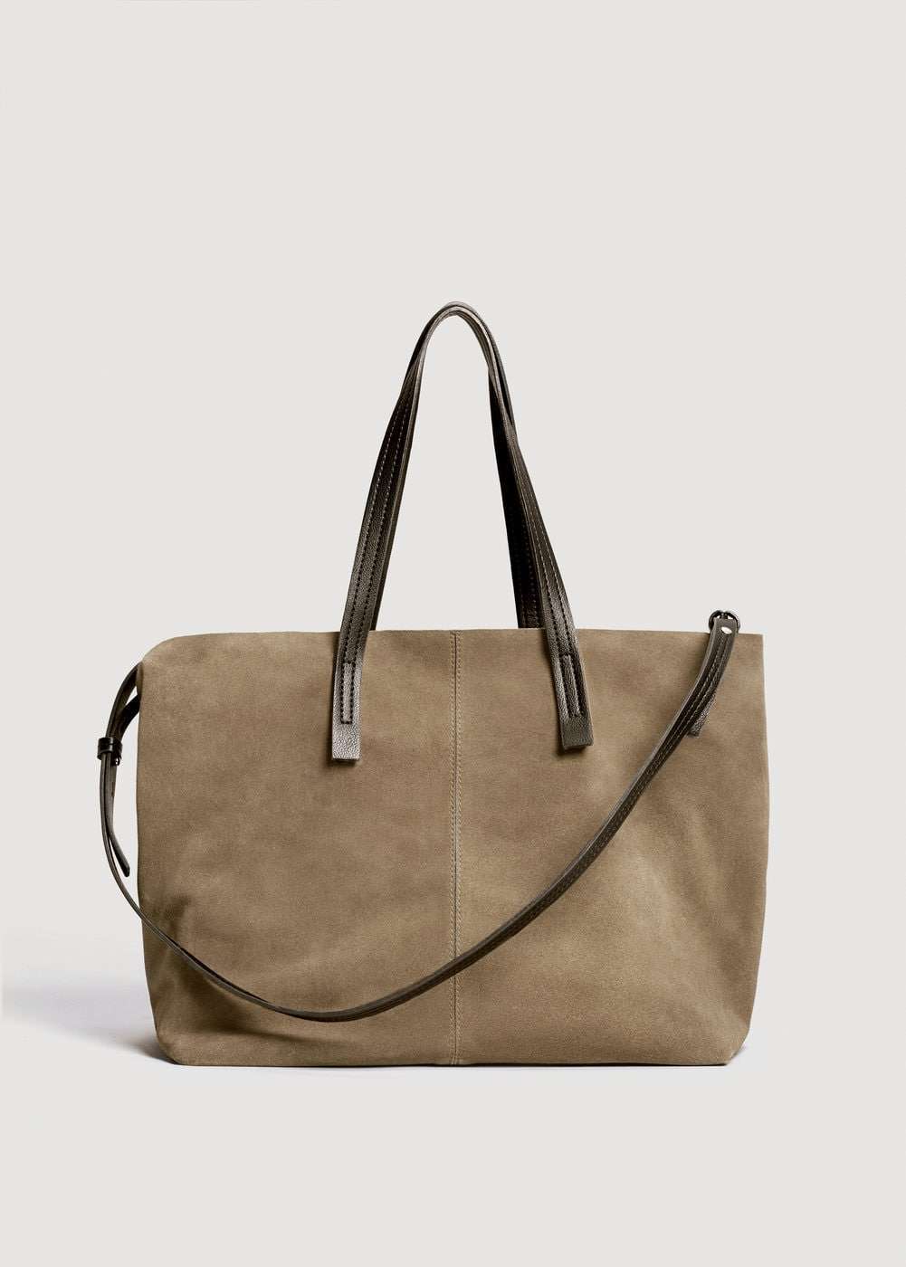 Shopping bag scamosciata Mango