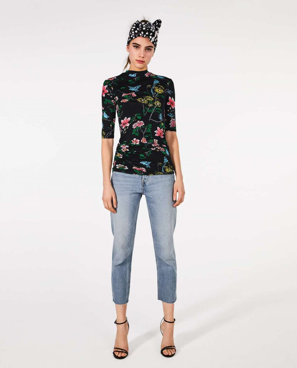 T-shirt a fiori Zara