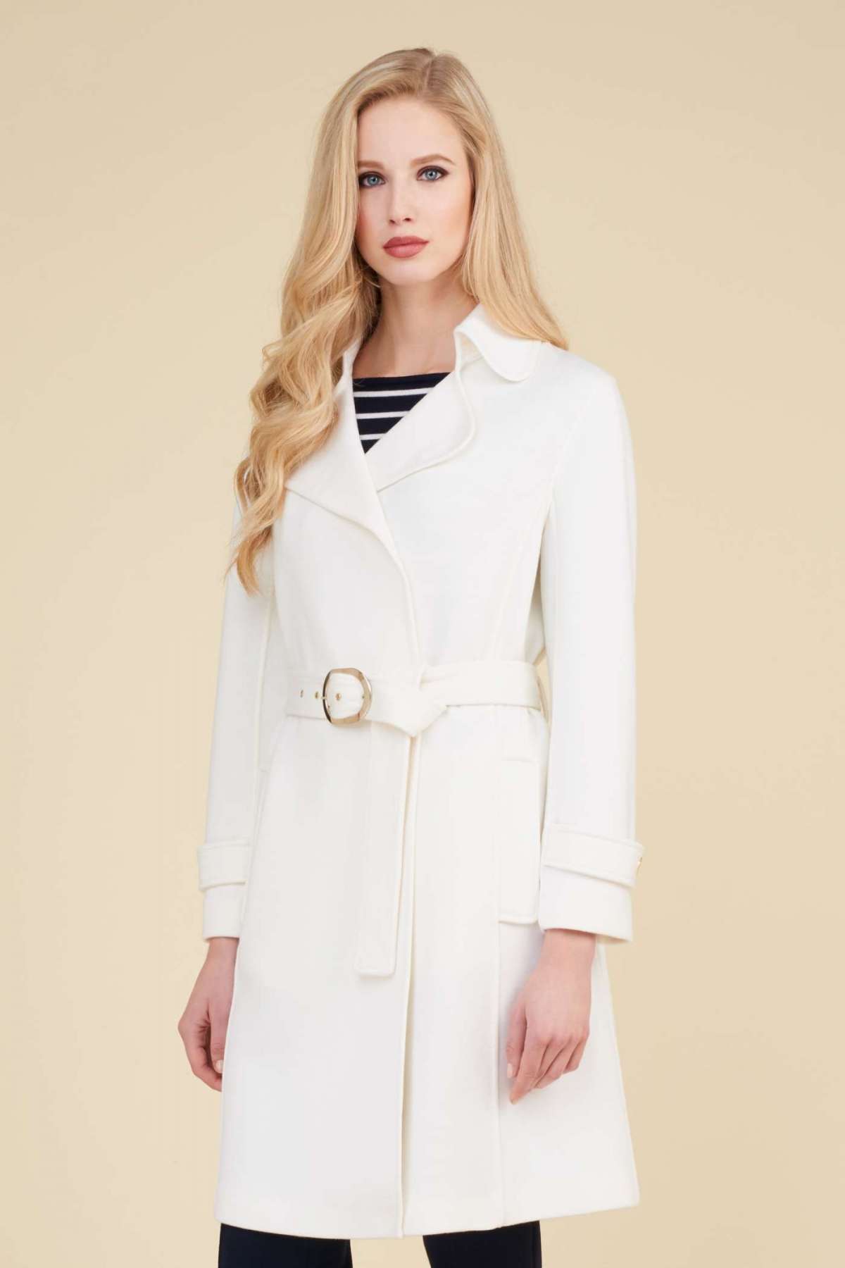 Trench bianco Luisa Spagnoli