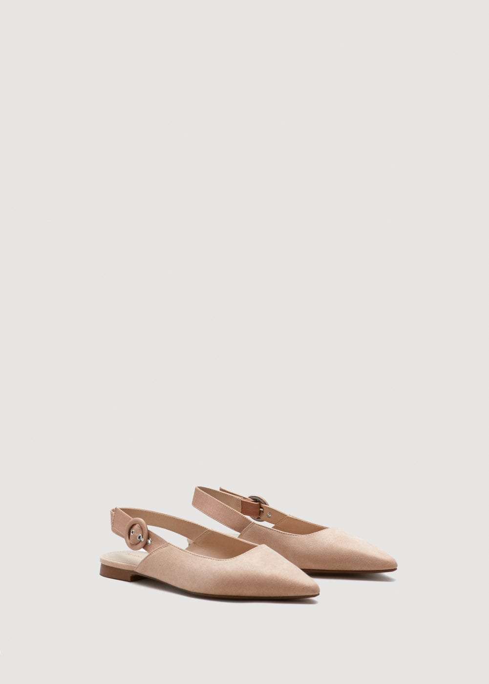 Ballerine rosa slingback Mango
