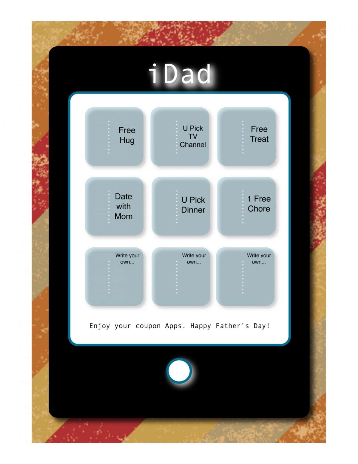 Biglietto digitale per la Festa del Papà