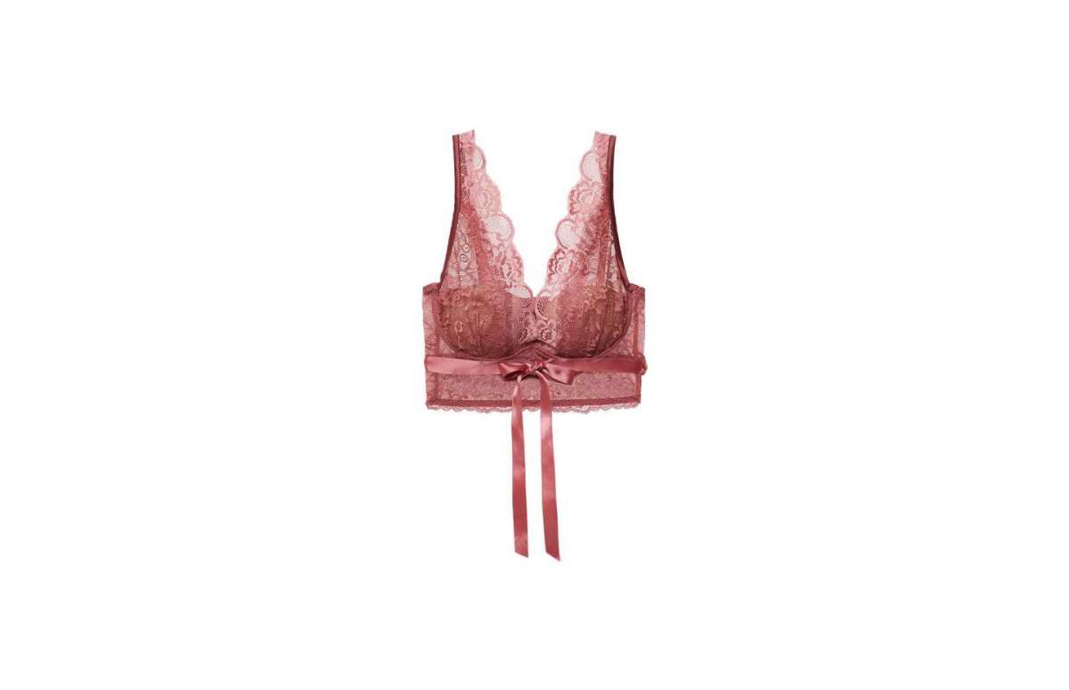 Bralette Intimissimi in pizzo rosa a 39,90 euro