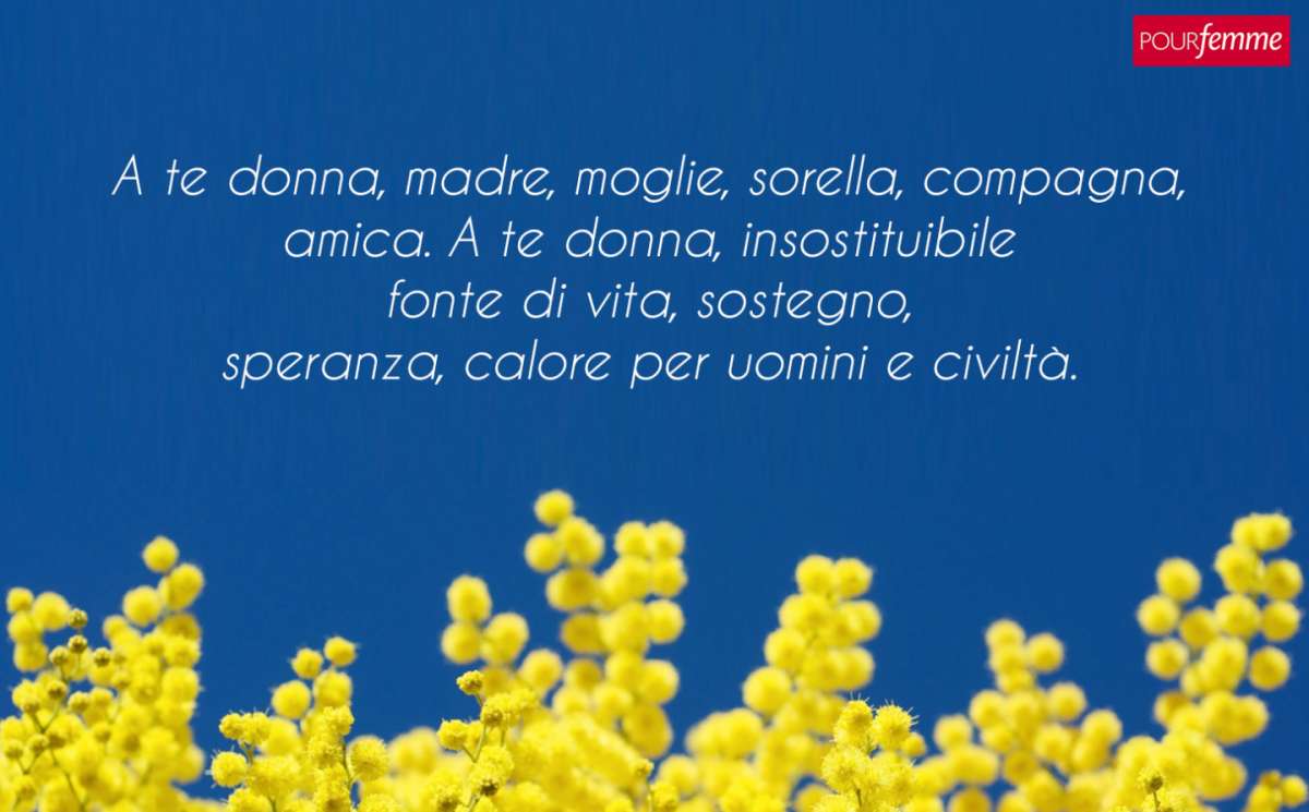 Dediche speciali per gli auguri dell'8 marzo
