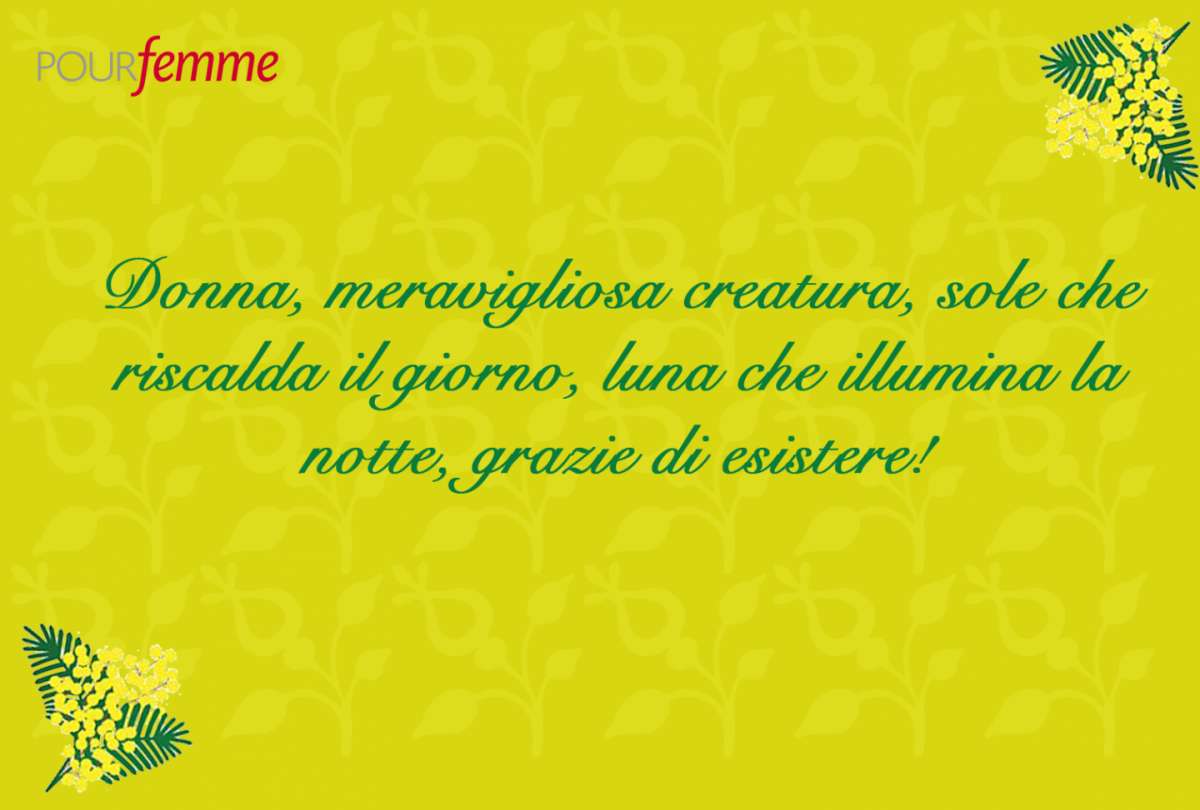 Frase per la Festa della Donna anonima