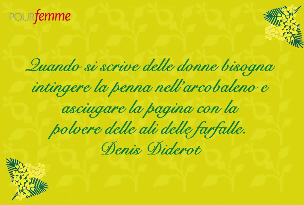 Frase per la Festa della Donna di Denis Diderot