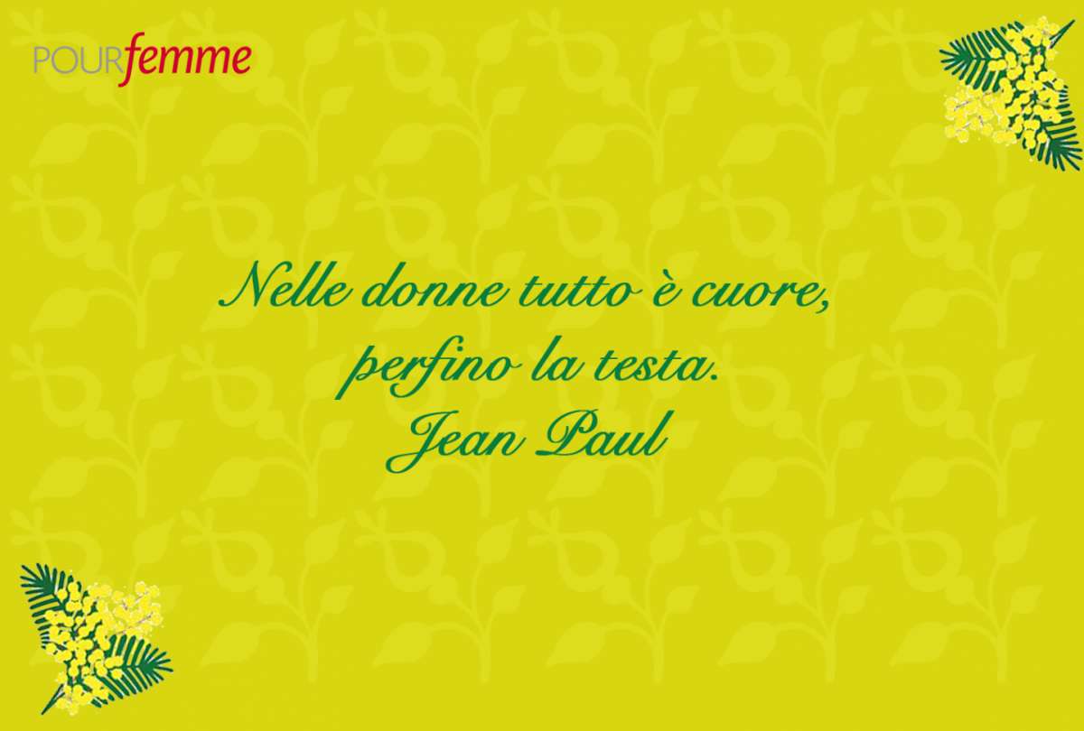 Frase per la Festa della Donna di Jean Paul