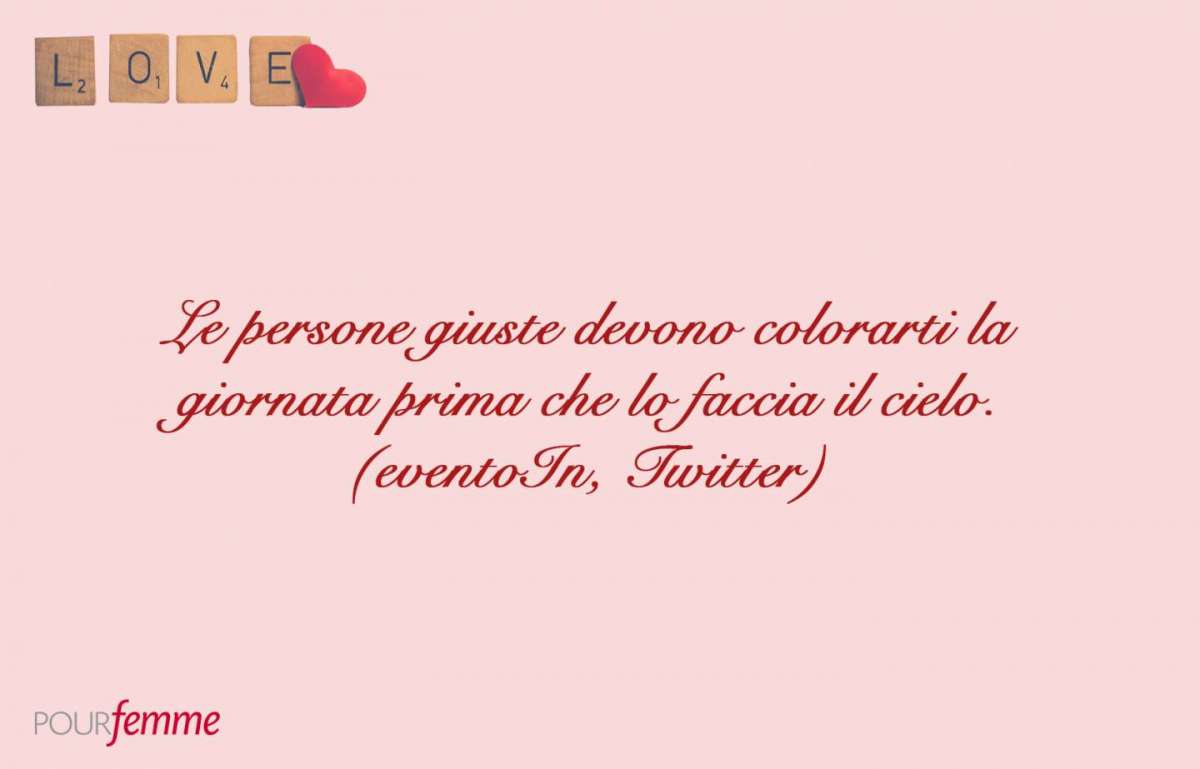 Frasi belle sull'amore da Twitter